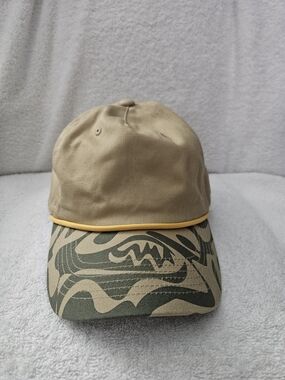 Target Black History Month Adult Satin Lined Baseball Hat Tan Camo Rope Cap New